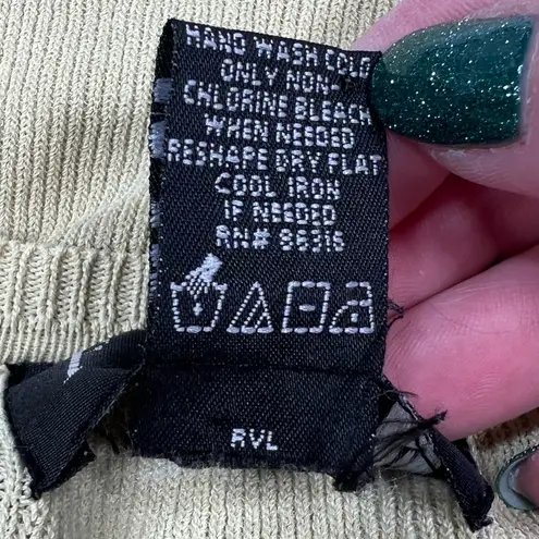 Vintage Finity Cardigan L Yellow Size L