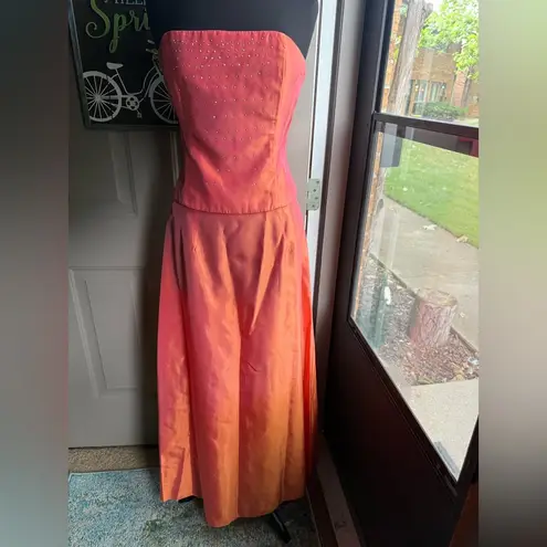 Jessica McClintock Vintage 2000 Gunne Sax strapless skirt set, size 13 - Image 4