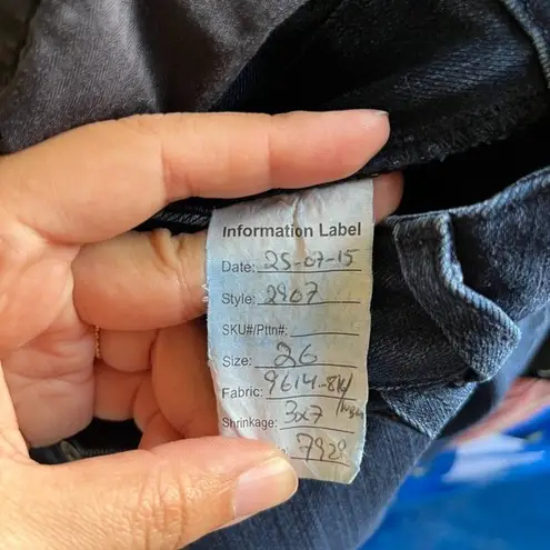 DL1961 FLORENCE SKINNY MID RISE INSTASCULPT CROP JEANS WOMENS SIZE 26