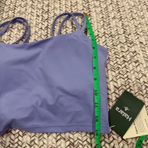 Halara NWT Purple UltraSculpt Double Strap Twisted Backless Yoga Tank Top