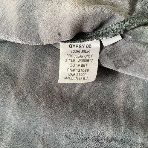 Gypsy 05 Ombre Straight Knee Length Silk Dress Size S