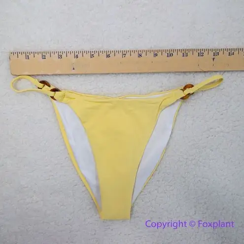 NEW Rhythm Free People Ring Itsy Bikini Bottom in yellow, size L Yellow Size L
