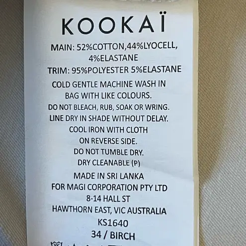 Kookai  Cream Mini Skirt thumbnail 7