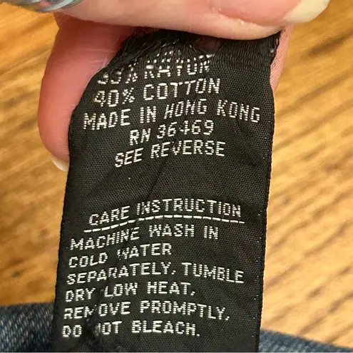 VTG 80’s Weathered Blues Oversized Button Up Denim Jacket Size M Blue Size M