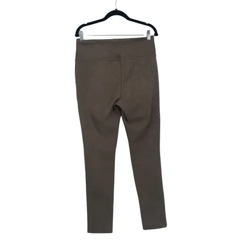 Andrew Marc Women's Taupe Super Soft Stretch Faux Suede Pull On Pants Size Small