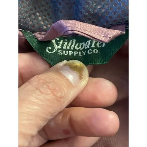 Stillwater Supply Womens Jacket Medium Hooded Pastel Windbreaker Outdoor Camping