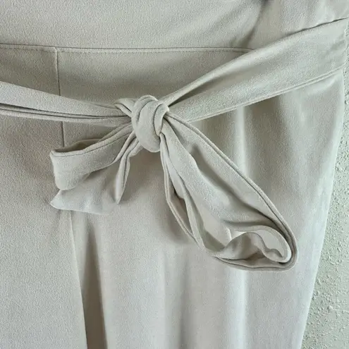 One by Chapter One NWT Cream Elastic Waistband Suede Jogger Pants Size L Size L