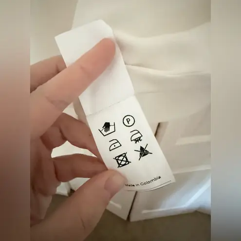 BHLDN NWT Zeta Erika Top Ivory White Long Sleeve Pearl Blouse Size 10