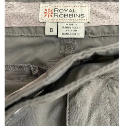 Royal Robbins Discovery Bermuda Shorts Womens 8 Hiking Traveling UPF 50