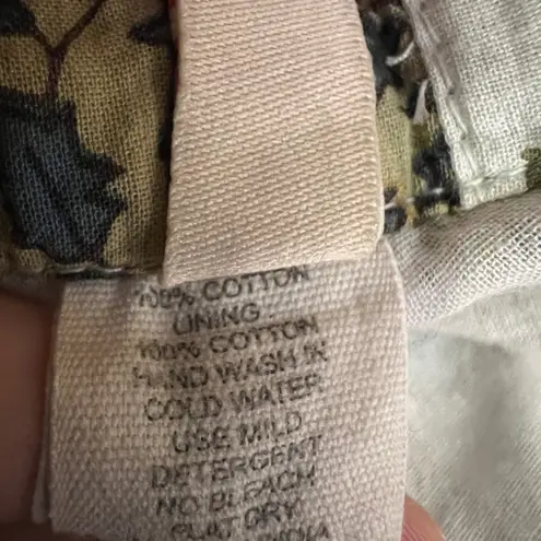 Raga XL Patchwork Floral Print Cotton Maxi Skirt Ruffle Trim Boho Summer