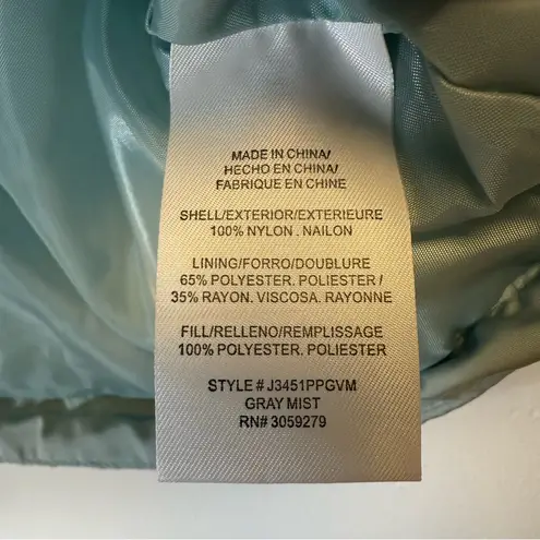 New! Thread & Supply ‘Issey’ Cropped Puffer Vest Women’s Size Medium Blue