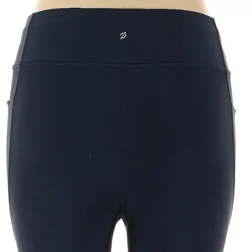 Peloton Navy Blue Full Length Leggings Stretchy Sporty Yoga Cycling Size XL