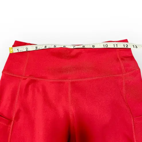 Yelete Red 5 Pocket Capri Leggings Women’s Size Small
