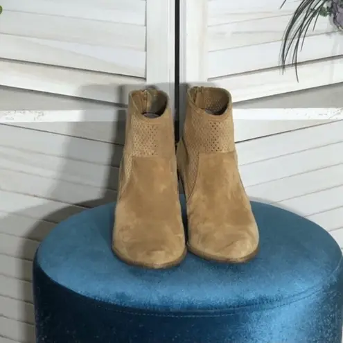 Treasure & Bond Suede Leather Ankle Boots Caramel W 8