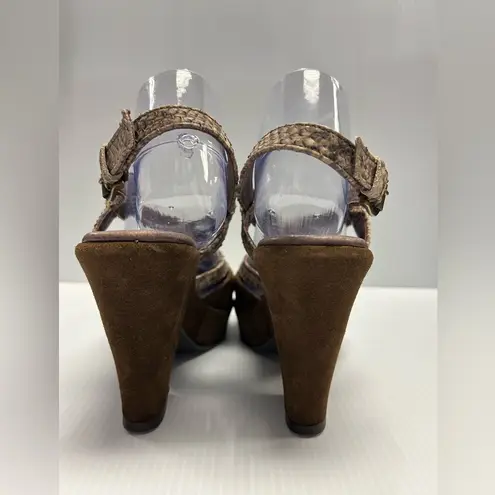 Cordani Slingback Brown Suede