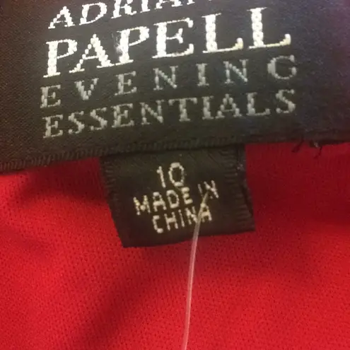 Adrianna Papell FINAL MARKDOWN  lined halter evening top 10 NWT