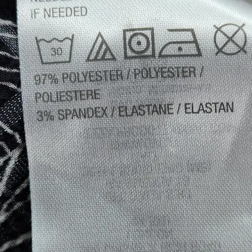 Susan Graver Womens Large Graphic Palm Textured Woven Cardigan Knit Tank Set