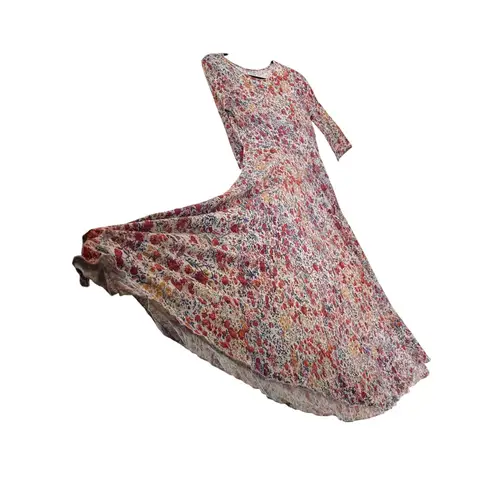 Peruvian Connection Tivoli maxi dress floral print cotton blend bohemian western