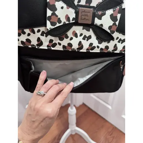 Petunia Pickle Bottom Meta Backpack Diaper Bag Moon Leopard Black