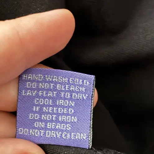 Vivienne Tam Black Dress W/Pearl and Bead Embellishments Mary Jane Collar M