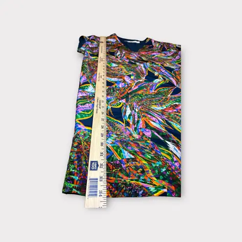 Marie Oliver Small Cap Sleeve Printed
Silk Short Shift Dress