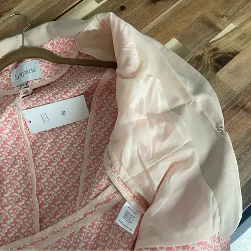 Lucy Paris Pink & Cream Blazer Size Medium NWT