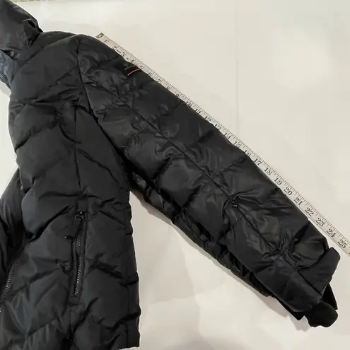 Fire + Ice Puffer Black Jacket