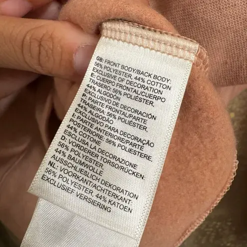 The North Face  Women's Pink Heritage Patch Fleece Crewneck Sweatshirt Small