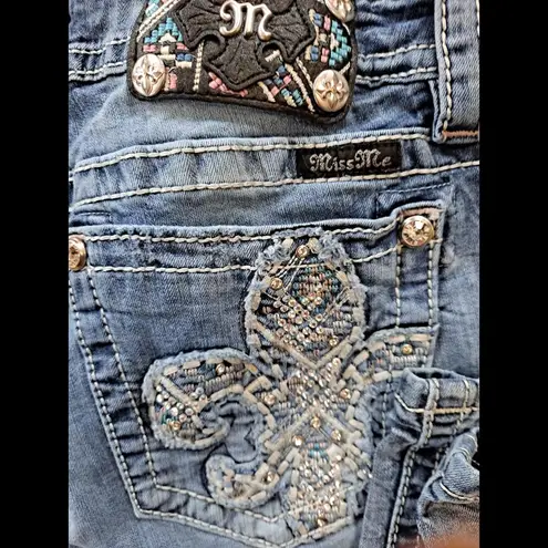 Miss Me Miss‎ Me Signature Boot Jeans With Pocket Design Size 28 - Image 4