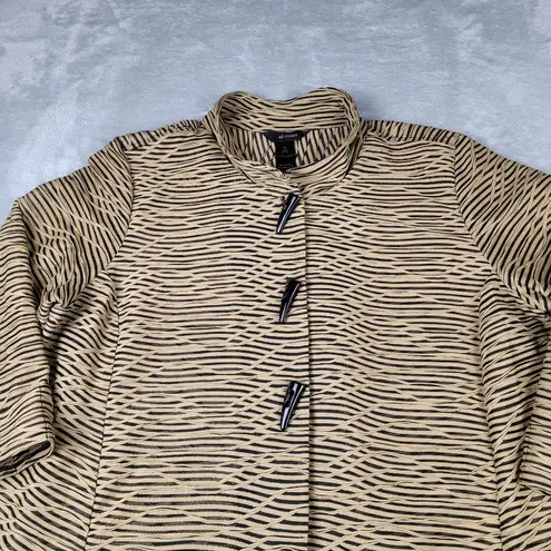 Ali Miles Wavy Textured Striped Semi