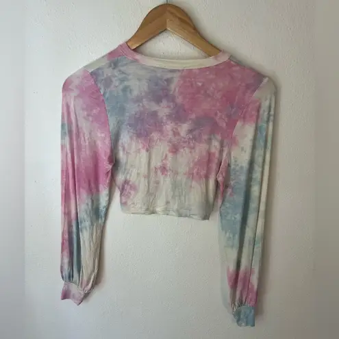 Beach Riot  Marley Crop Top in Light Tie Dye in Size XS