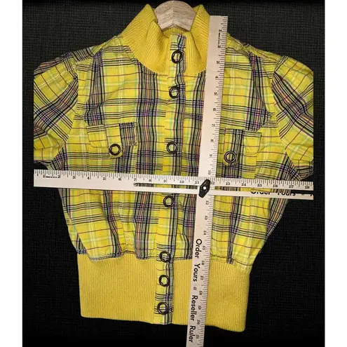 Forever 21 Forever Twentyone Yellow Button Jacket Blazer