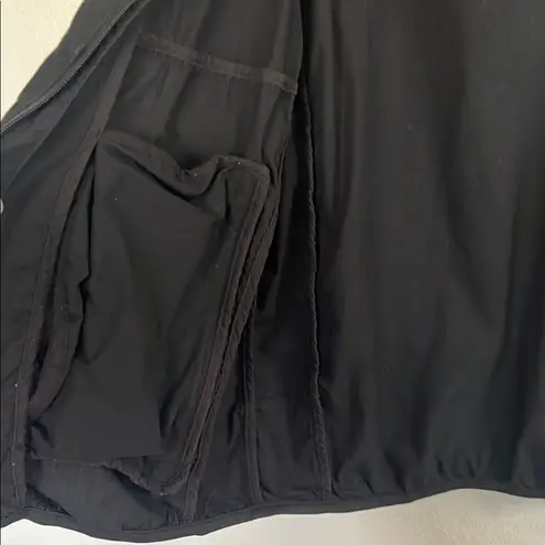 ZARA EUC  Black Windbreaker Jacket Lightweight Casual sz XL