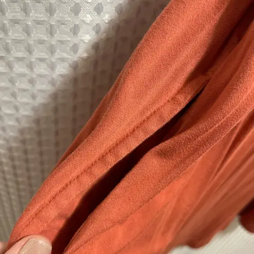 RVCA  Rust Orange Sleeveless Tank Dress Size Small with Pockets