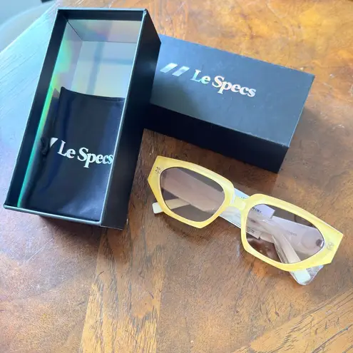 Le Specs Unisex Major Exclusive Yellow Limoncello Sunglasses