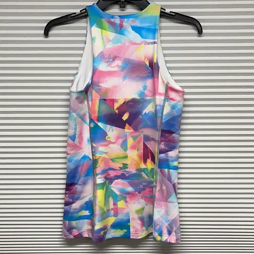 Lucy Pastel Kaleidoscope Racerback Activewear Tank Top Size XS Pink