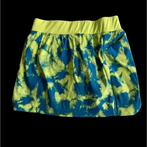 The North Face  Women’s Class V Tie Dye Skort Lime/Blue 
Size‎ L