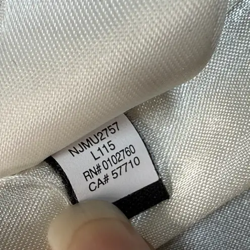 Kate Spade  Trine‎ Faux Fur Collar Wool Moto Jacket Gold Hardware Black Size 14