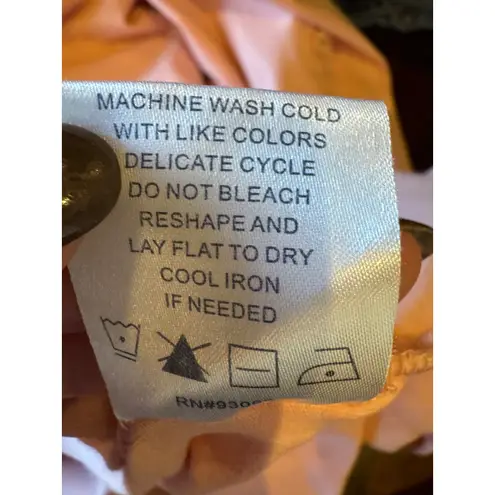 Tyler Boe Shirt Women Large Pink Knit Long Roll Tab Sleeve Button Down Preppy