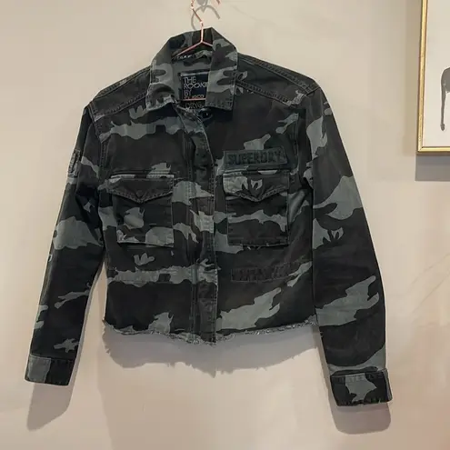 Superdry The Rookie by edged camouflage jacket.