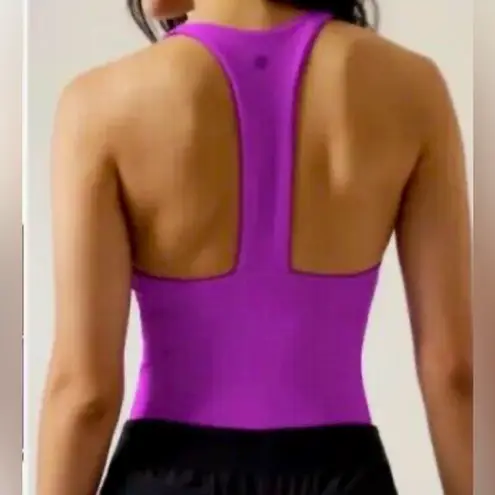 Athleta NWT  Transcend Bodysuit Size Small Purple Color