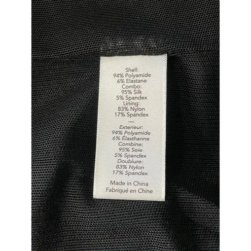 Elizabeth and James Black Tailored Snap Front Textured Jacket Blazer SIze 6