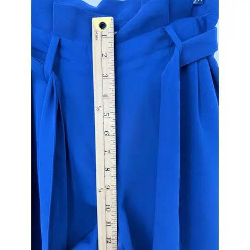 NEW Boden Dress Pants Women 2 Cobalt Blue Paper Bag Waist Versatile Comfort