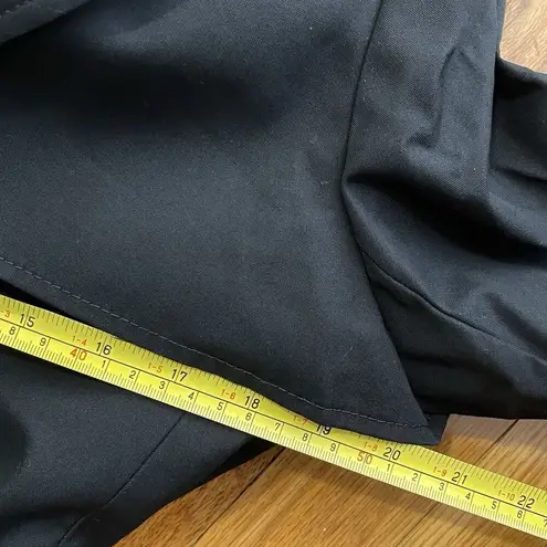 J.CREW New Icon Trench Coat Size 12 Black NEW Classic Preppy Modern Minimalist