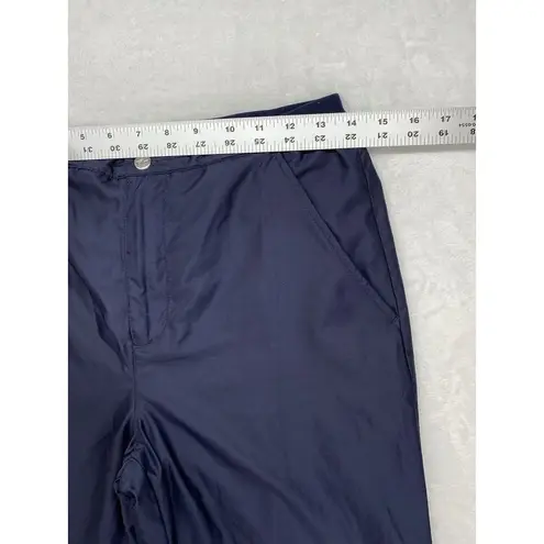 Ralph Lauren Golf Activewear Pants Women's Navy blue Size 4 ankle snaps lined