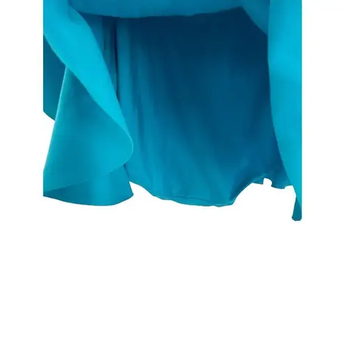 Catalina Swim Skirt Turquoise Blue Ruched Sides Modest Bikini Bottom Size XL