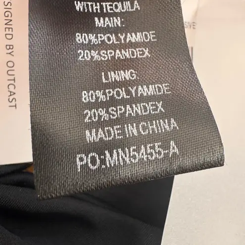 Outcast SAINT TROPEZ ONE PIECE BLACK NWT XS