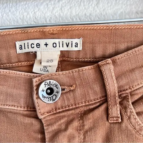 Alice + Olivia  High Rise Skinny Leg Jeans