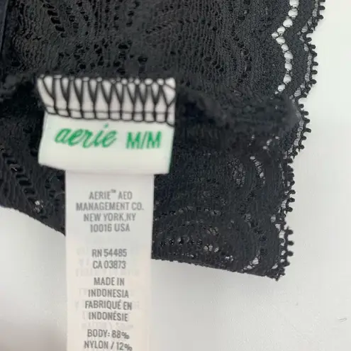 Aerie  Black Lace Bralette Racerback size M