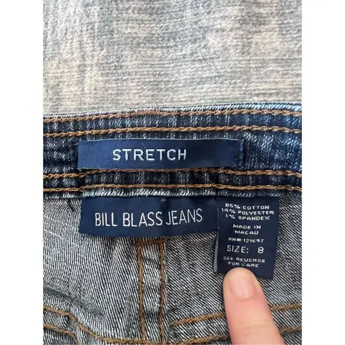 Bill Blass  Stretch Straight Leg Jeans Size 8